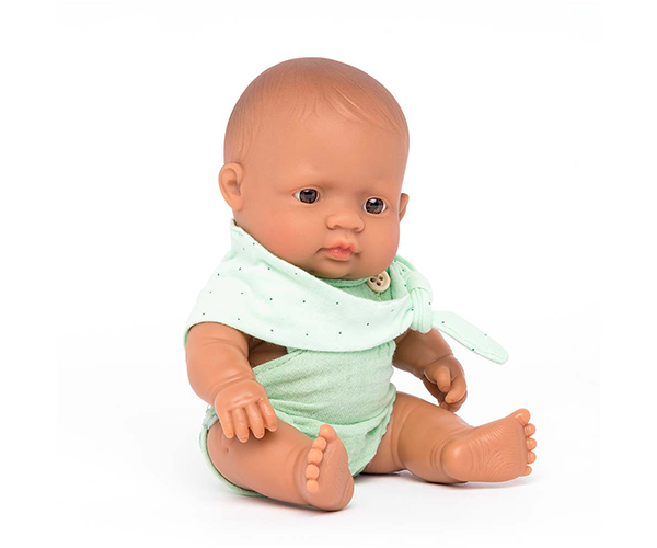 Muñeco de bebe latinoamericano 21cm