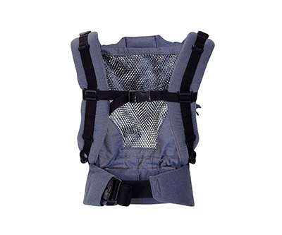 Mochila Quokkababy E-Carrier Mesh denim blue - Imatge 3