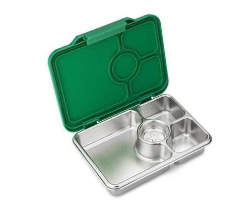 Fiambrera 4c Acero inox verde Yumbox