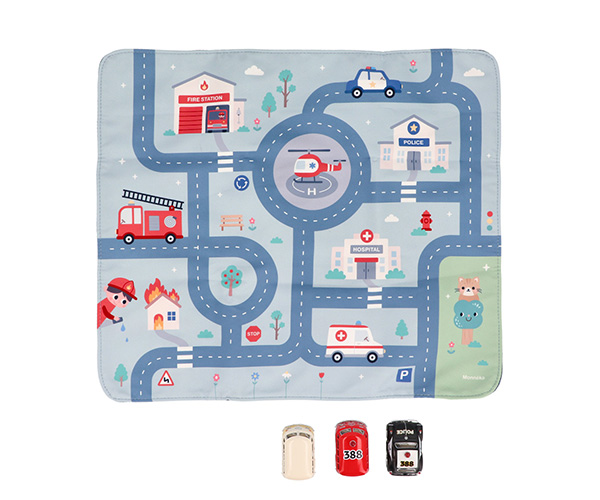 Juego Mantel Circuito Rescue Monnëka